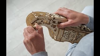 Ugears HurdyGurdy Tuning Tips in English [upl. by Etnwahs]