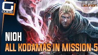 Nioh Guide  All Kodama Locations in Ocean Roars Again Mission 5 [upl. by Idnahs]