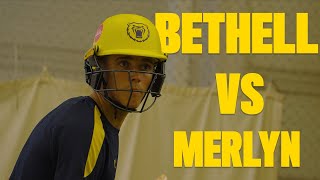 Englands Jacob Bethell takes on spin machine “Merlyn Ali” in early morning net 🌪️  FEATURE [upl. by Hobbs184]