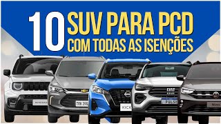 10 SUVs para PCD em 2024 Guia Completo com Avaliações e Preços [upl. by Ecirtra220]