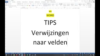 MS Word Waarden van formulieren herhalen [upl. by Iz]