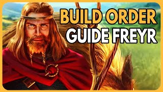 Dominer ses adversaires avec Freyr  BUILD ORDER guide AOM FR [upl. by Einahpetse]