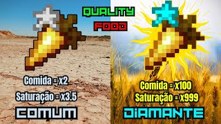 O Mod Que Faz As Comidas Ficarem Super Poderosas minecraft mods food comida farmer fazenda [upl. by Beilul842]