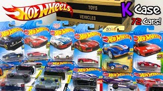 Unboxing Hot Wheels 2018 K Case 72 Car Assortment [upl. by Veno]