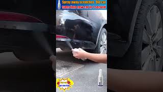 🚗 German hightech car repair spray 🚗 Just a light spray can repair scratches [upl. by Ijan278]