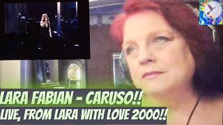 Lara Fabian  Caruso LIVE From Lara With Love 2000 Reaction [upl. by Twitt186]