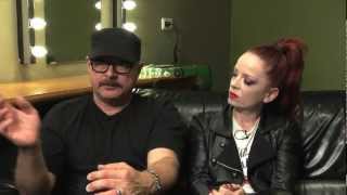 Garbage interview  Shirley Manson and Steve Marker part 2 [upl. by Ydac]