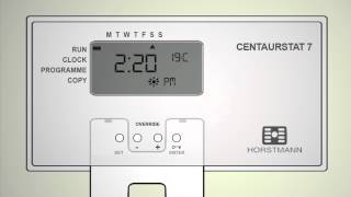 Video How to manually set your Horstmann thermostat [upl. by Jackquelin]