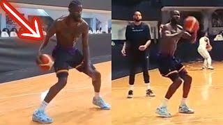 Deandre Ayton Working On His Handle And 3Point Shot This OffSeason [upl. by Debera]