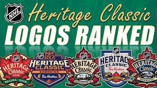 NHL Heritage Classic Hockey Logos RANKED [upl. by Akirrehs138]