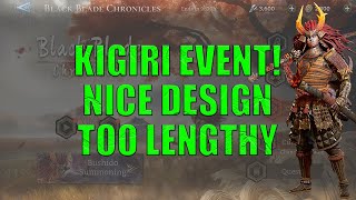 Black Blade Chronicles Playthrough  Kigiri Event Watcher Of Realms [upl. by Joannes]