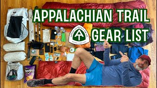 Appalachian Trail Gear List [upl. by Secunda]