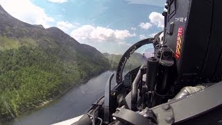 Flying the Typhoon Through the Mach Loop at Low Level [upl. by Volnak]