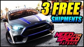 How To Get FREE PREMIUM SHIPMENTS In Need For Speed Payback MAY 2018 [upl. by Ayatnahs]