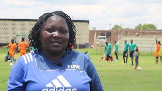 GOALKEEPERS IN CENTRAL PROVINCE OF ZAMBIA UNDERGO TRAINING [upl. by Oiratnom]