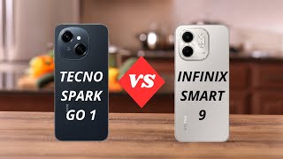 TECNO SPARK GO 1 vs INFINIX SMART 9 [upl. by Fonda]