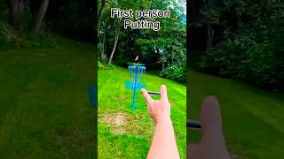 First person disc golf with a GOPRO shorts gopro discgolf [upl. by Haneeja669]