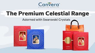 The Premium Celestial Range By Canvera  Worlds first Swarovski crystal studded photobook [upl. by Nylrak502]