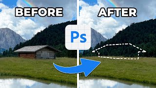 How to Remove Objects From a Photo in Photoshop Tutorial [upl. by Ahterod]