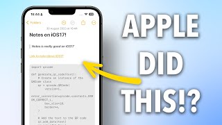 Notes is AMAZING in iOS 17  Heres EVERYTHING Apple added [upl. by Eseyt]