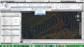 DISEÑO DE PLATAFORMA CON BANQUETA CIVIL 3D 2014 [upl. by Merlina]