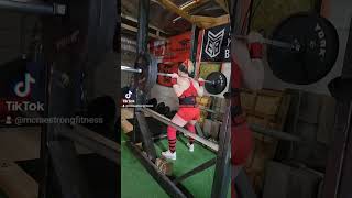 Worlds Strongest Woman Holly Mcrae squatting [upl. by Arimahs]