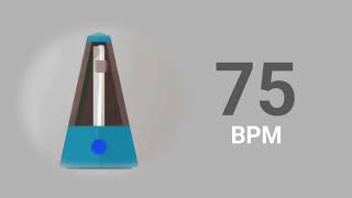 75 BPM metronome [upl. by Eibocaj580]