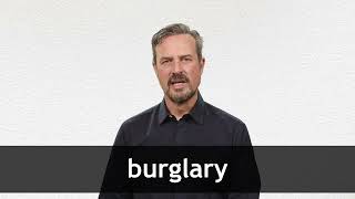 How to pronounce BURGLARY in American English [upl. by Hare]