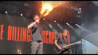 The Dillinger Escape Plan  43 Burnt Live at No Values Fest 6824 FROM THE RAIL [upl. by Nosyrb]