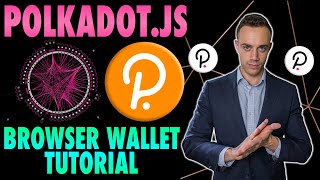 Polkadot JS Wallet Tutorial Polkadot Web Browser Extension [upl. by Ecilef]