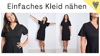 Einfaches Kleid quotAshantiquot nähen  DIY MODE [upl. by Yesnek]