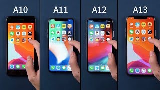 A10 vs A11 vs A12 vs A13  Speed Test [upl. by Peony]