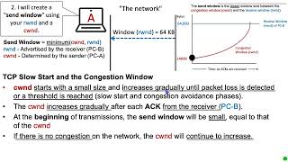 3  TCP Flow Control Slow Start [upl. by Breanne351]