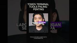 TOKEN TERMINAL TOOLS FUNDAMENTAL tokenterminal cryptoindonesia altcoin toolscrypto memecoin [upl. by Korenblat]