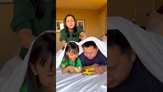 Sneaky dad and kid prank mom 🤣❤️😱✅🌈😇👧🏻🚀🤪 [upl. by Ykvir]