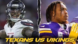 TEXANS VS VIKINGS  WEEK 3 MATCHUP [upl. by Jermaine]