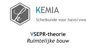 VSEPRtheorie Ruimtelijke bouw [upl. by Liagiba980]