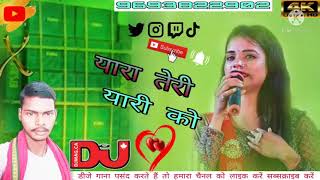 Yara Teri yari ko yad karegi duniya bewafa Hindi song Rajesh Babu hi tech DJ song remix [upl. by Eugaet]