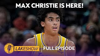 Max Christie Is Excited About His Future with the Lakers  Lakeshow [upl. by Enaffit]