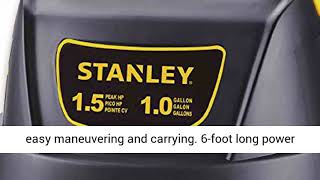 Stanley 1 Gallon 15 Horsepower Portable Wet Dry Vacuum Certified Refurbished reviews [upl. by Tniassuot843]