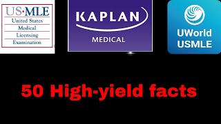 50 HIGHEST YIELD FACTS AND BUZZWORDS FOR USMLE STEP 1  USMLE step 1 buzzwords high yield facts [upl. by Ivel]