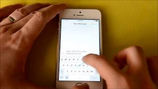 TouchPal Keyboard for iOS8 demo [upl. by Kovar]