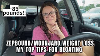 ZEPBOUND WEIGHT LOSS  Tips for controlling Zepbound BLOAT [upl. by Eleonore651]