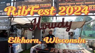 RIB FEST 2024 Elkhorn Wisconsin ribfest wisconsin [upl. by Tremml902]