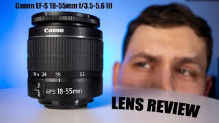 Canon EFS 1855mm f3556 III Lens Review [upl. by Dopp]