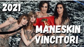 MANESKIN VINCITORI  SANREMO  ZITTI E BUONI  VIDEO PREMIAZIONE REMIX By Dj SkyHard [upl. by Thorncombe]