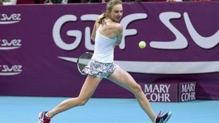 2013 Open GDF Suez Semifinal WTA Highlights [upl. by Sokin]