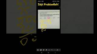 Sayı Problemleri 762Problemlermatematik geometri yks [upl. by Ahsed]