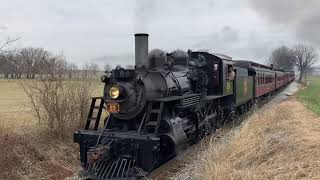 Strasburg Railroad 89 Passing By [upl. by Othella]