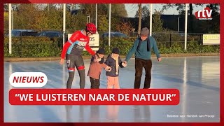 Schaatsen was al weer mogelijk in Winterswijk  RTV Slingeland [upl. by Dlareg]